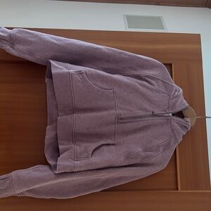 Pink  Half-Zip Hoodie